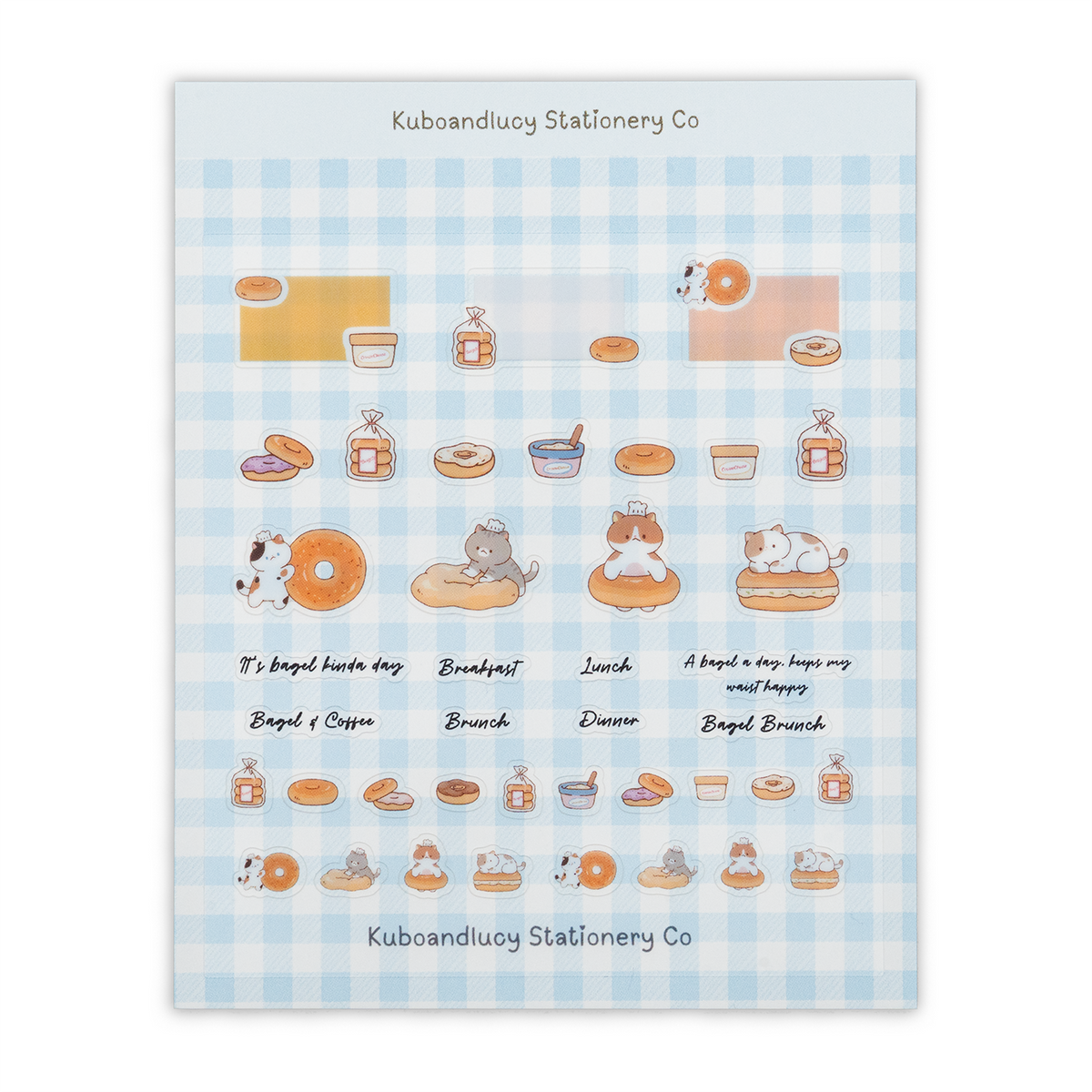 Kuboandlucy Stationery Co. - Bagel Cat