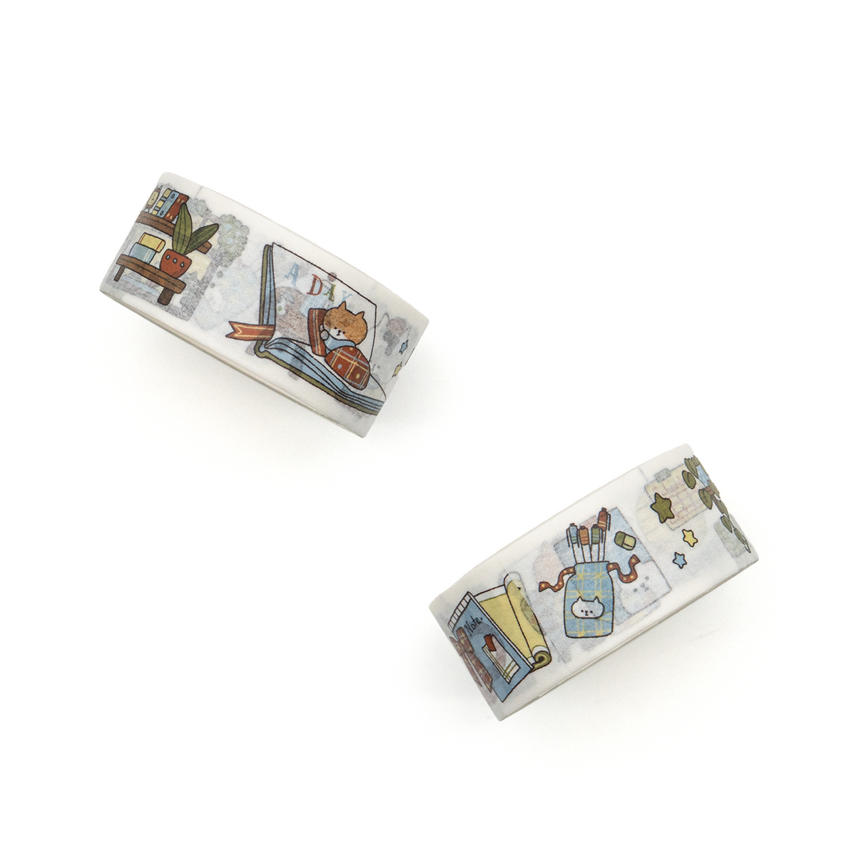 Kuboandlucy Stationery Co. x Idiot Sandwich - My Journal Sips Cafe Journaling Washi Tape V.1