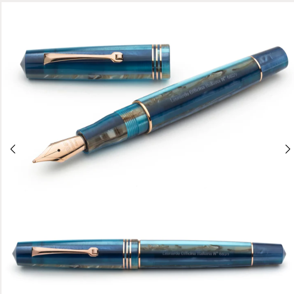 Leonardo Momento Zero - Blue Hawaii Rose Gold Trim