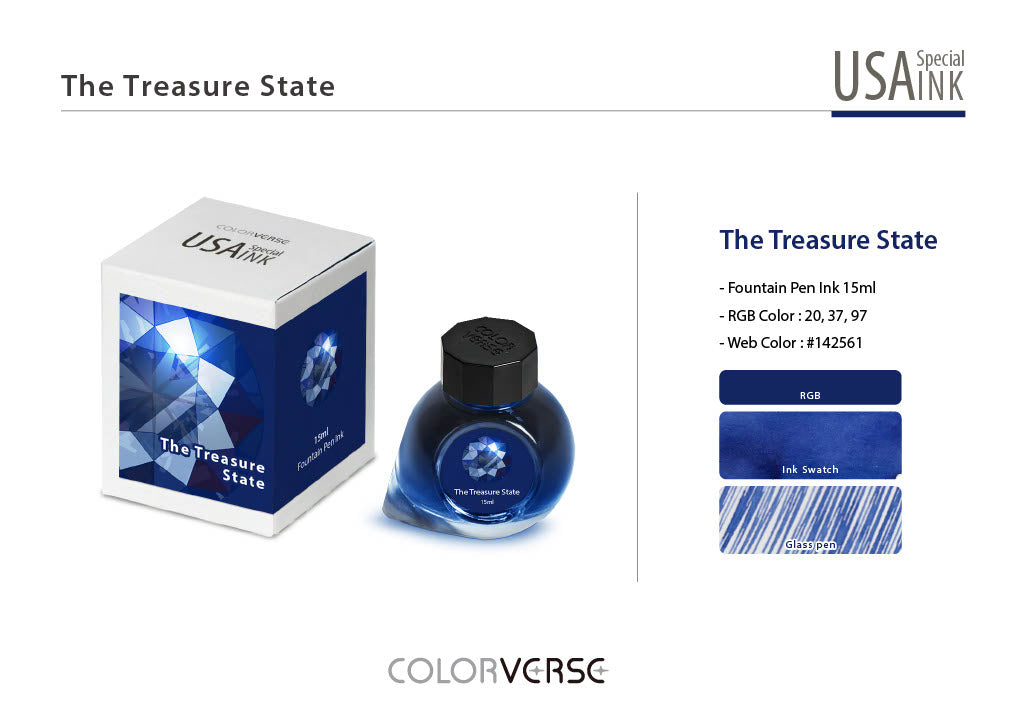 Colorverse USA Special Series Ink - Montana-The Treasure State