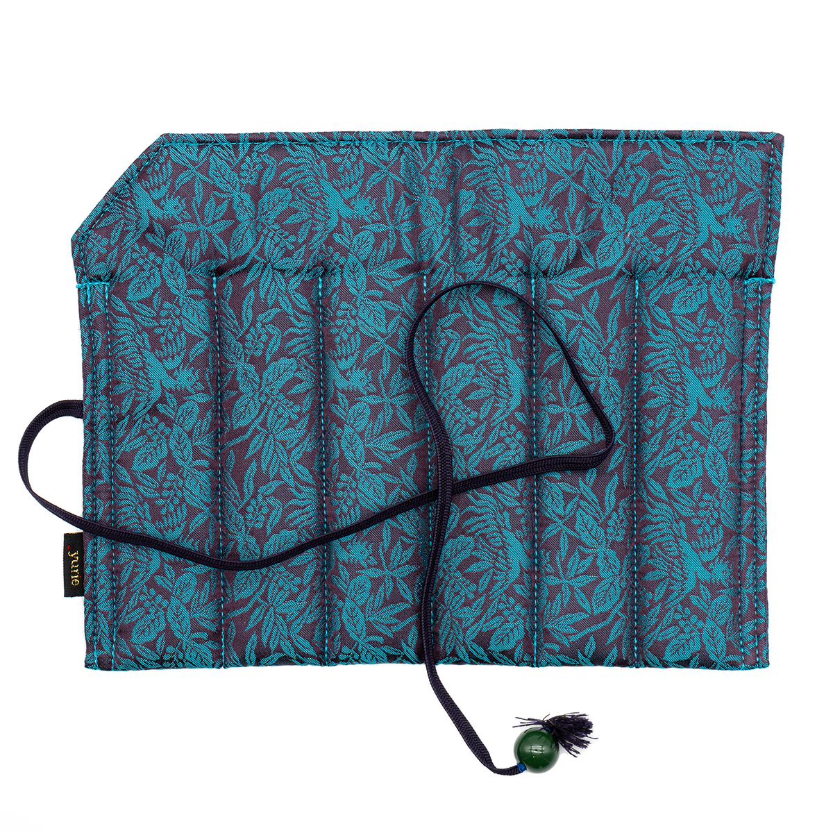 Yurie Pen case for 6 Pens - "Ho-o ( Phoenix) Blue #47