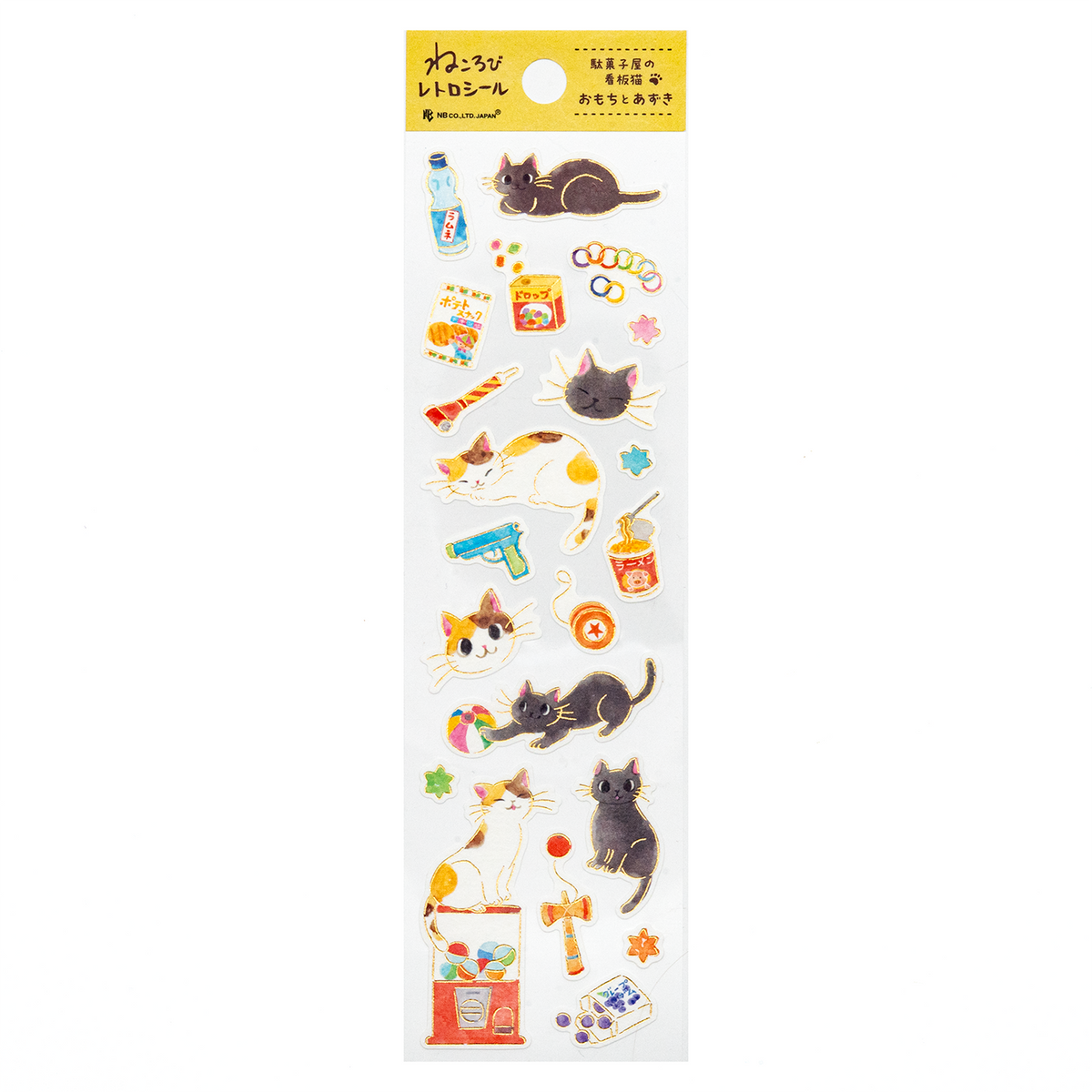 NB.CO - Nekorobi Sticker Sheet - Omochi & Azuki