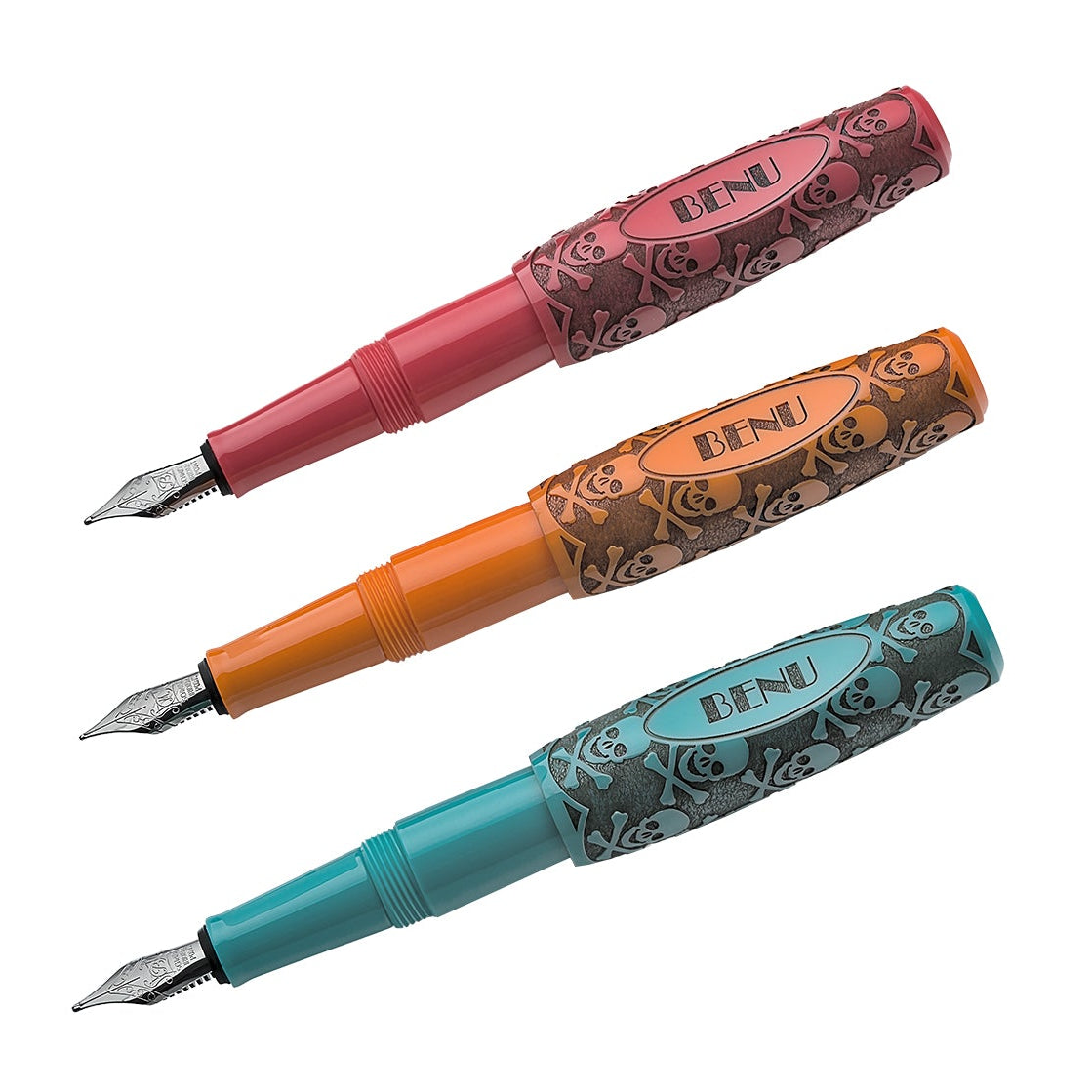 BENU Pixie Fountain Pen - Jolly Roger Vintage Set ( Damaged )