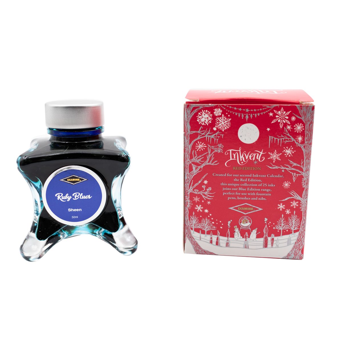 Diamine Red Edition - Ruby Blues Sheen
