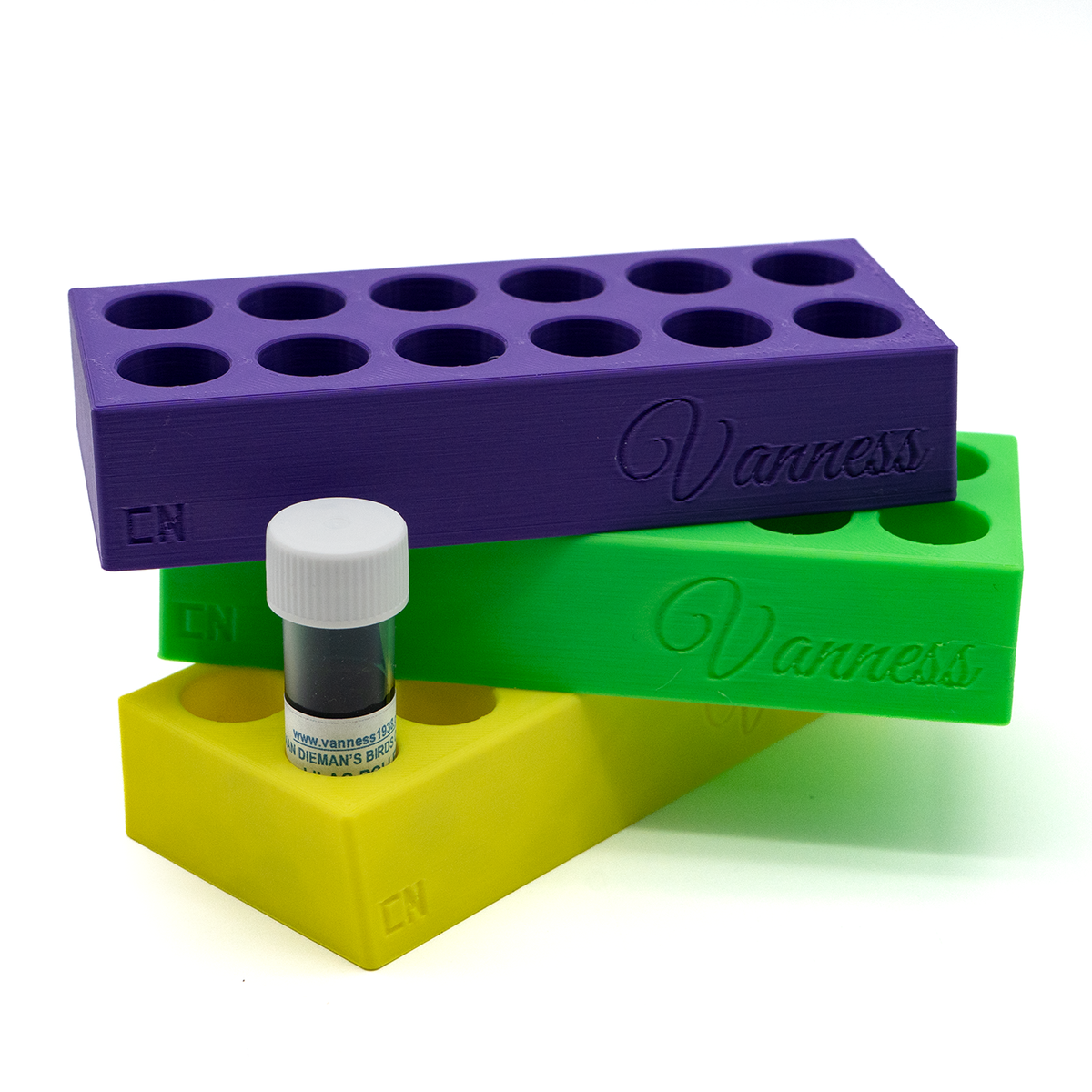 Vanness Ink Sample Storage 12 Vial Holder