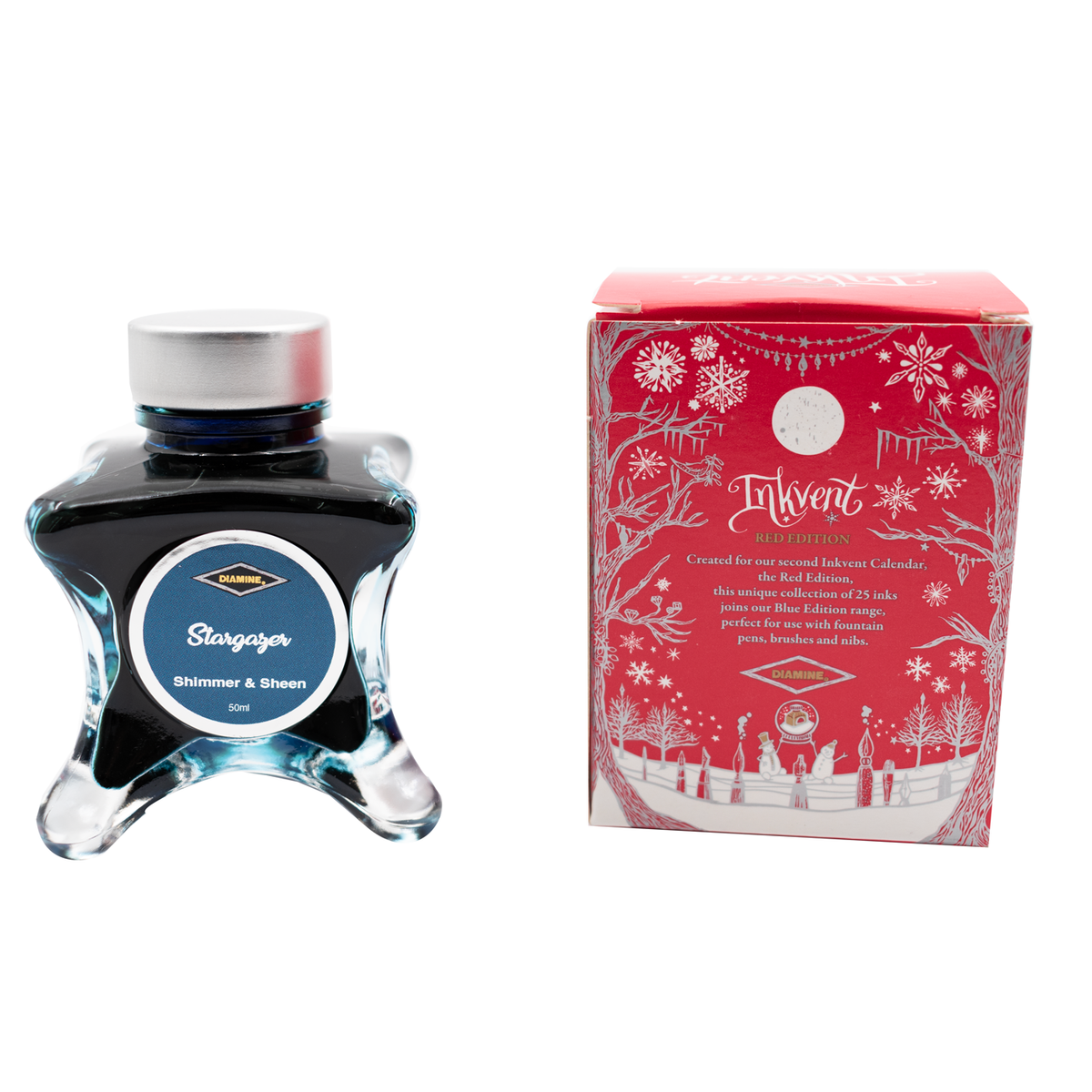 Diamine Red Edition - Stargazer Shimmer & Sheen