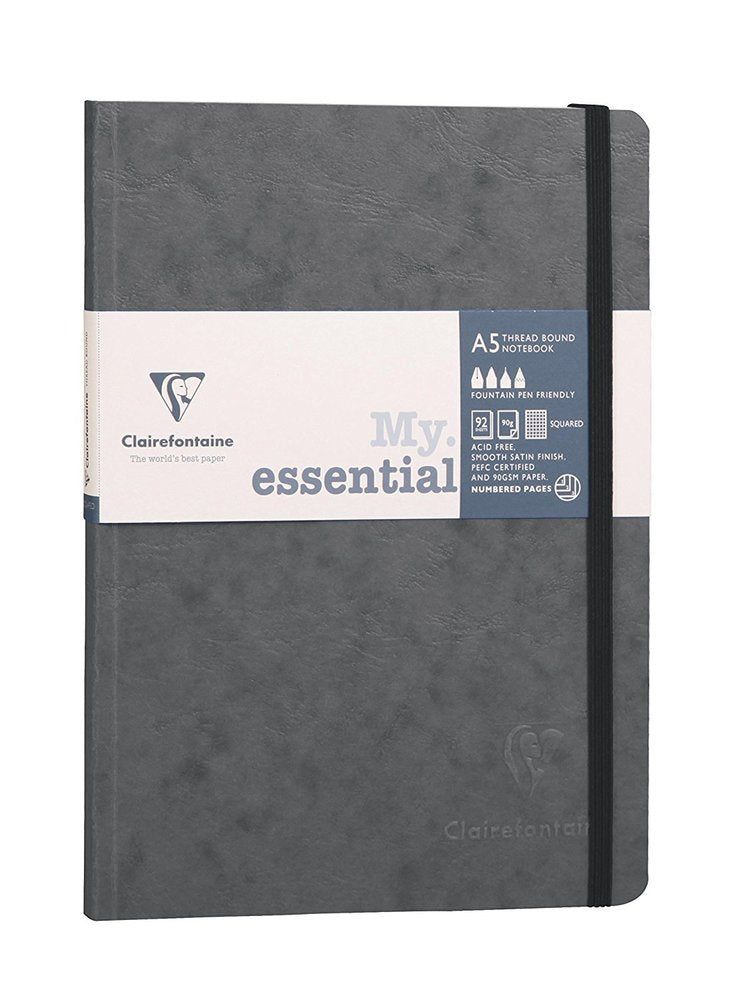 Clairefontaine My Essential A5 Notebook - Grey