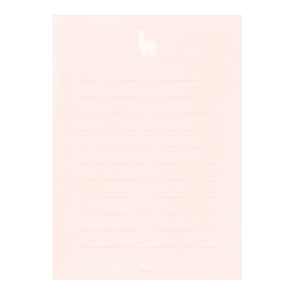 Midori Stationery Set- Alpaca