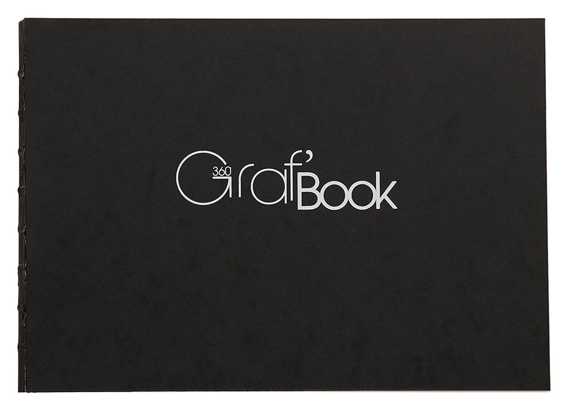 Clairefontaine Graf Book 360 Sketchbook - 4 1/3" x 6 2/3" Landscape Orientation