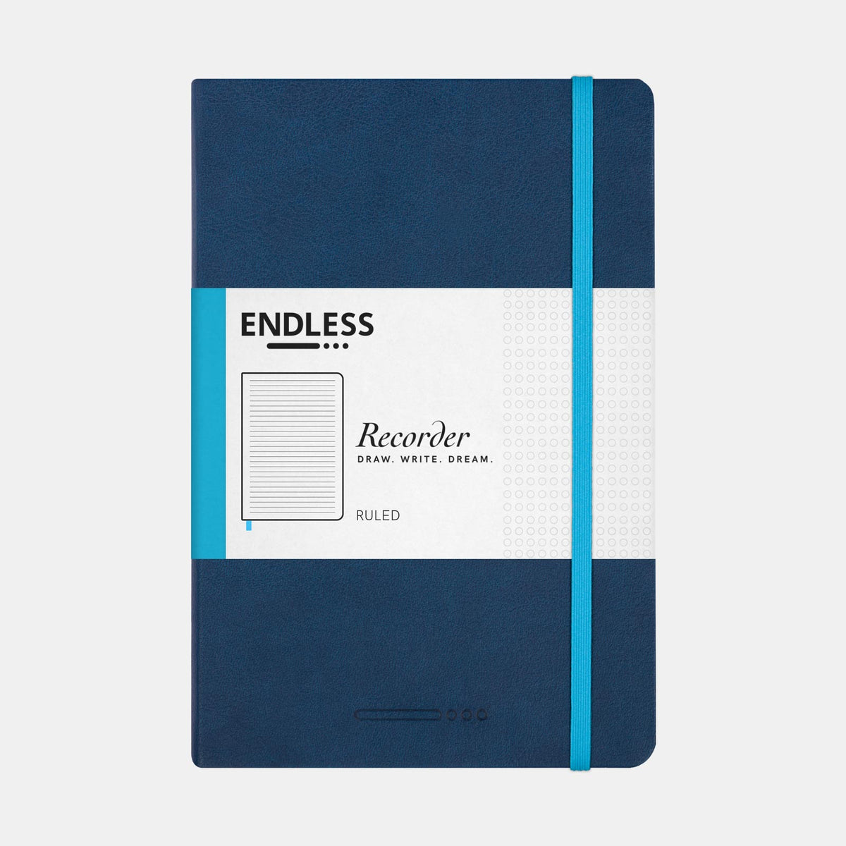 Endless Recorder Notebook Deep Ocean Blue