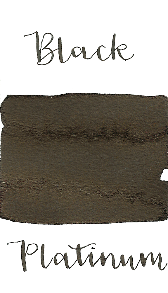 Platinum Dyestuff Black Ink