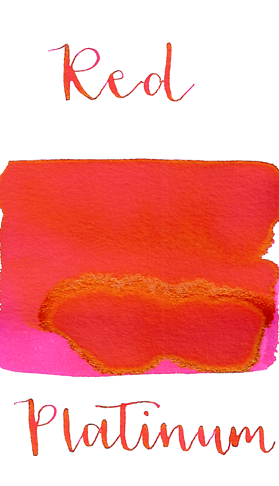 Platinum Dyestuff Red Ink