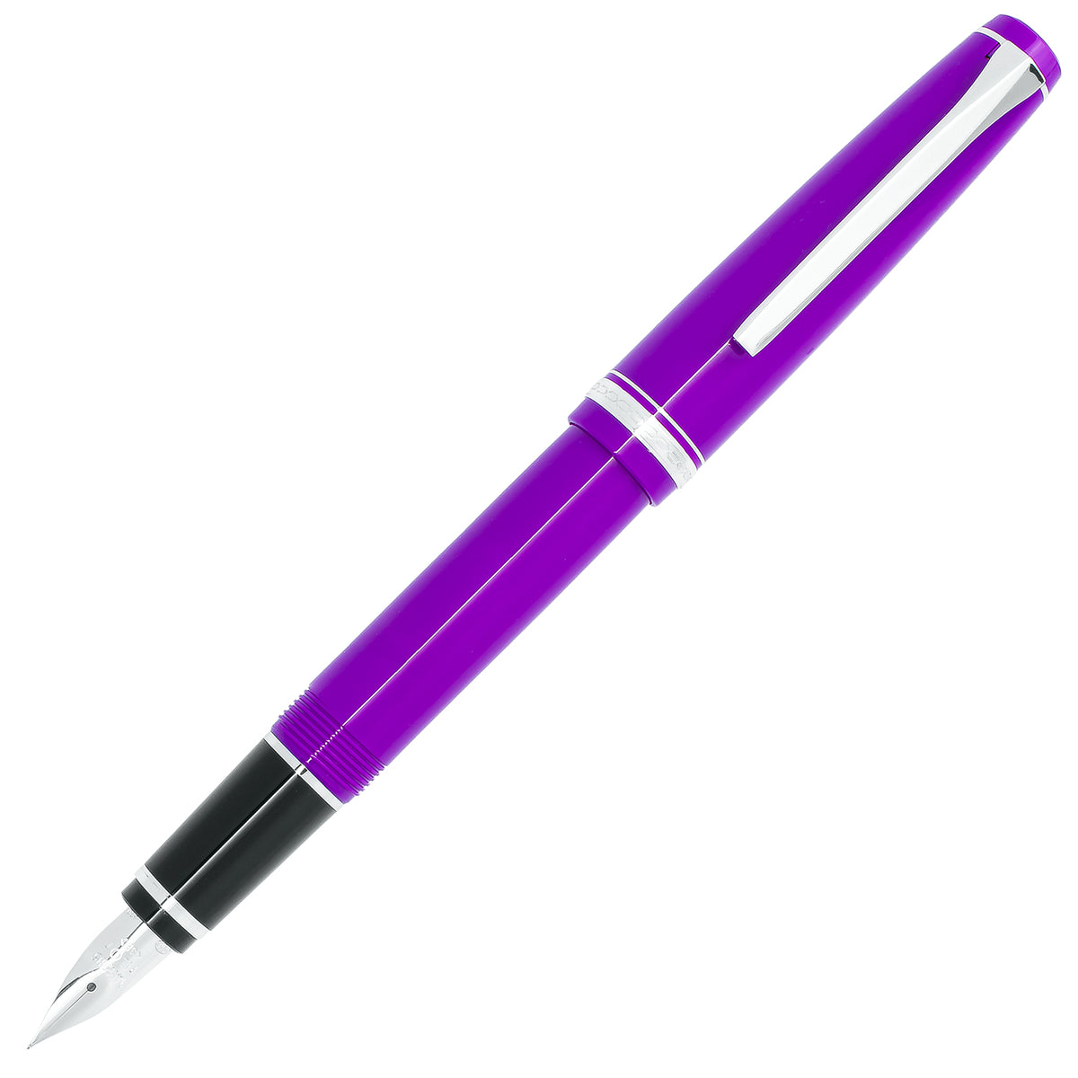 Pilot Falcon Plum Purple with Rhodium Trim