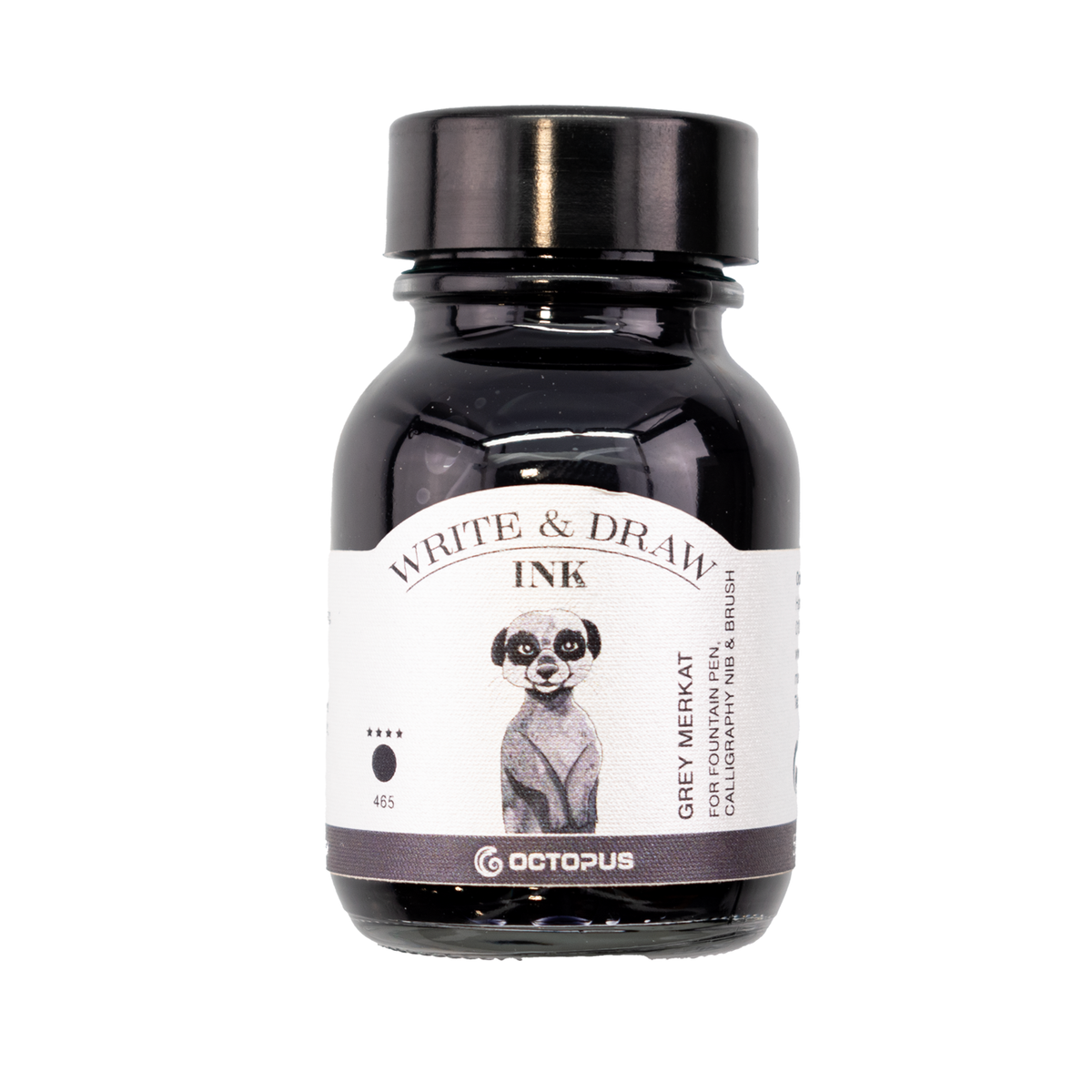 Octopus Write and Draw Ink 465 Grey Merkat