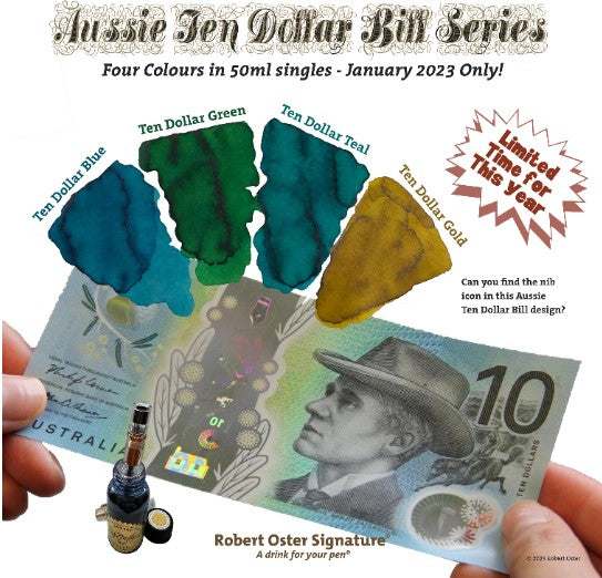 Robert Oster Aussie Ten Dollar Green