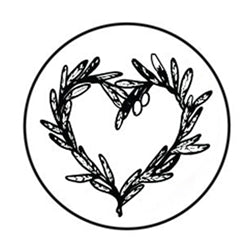 Freund Mayer Brass Wax Seal No Handle - Branch Heart