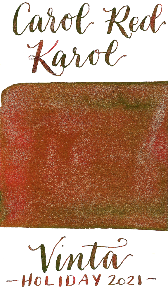 Vinta Inks - Carol Red Shimmer - Karol 1990