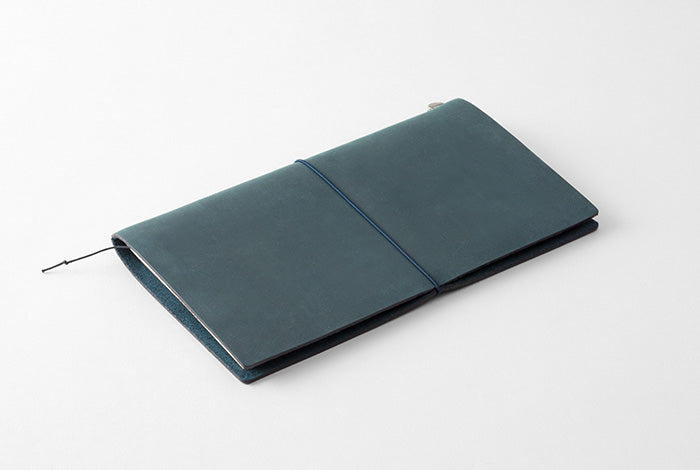 TRAVELER'S COMPANY Regular Sized Leather Notebook Kit - Blue