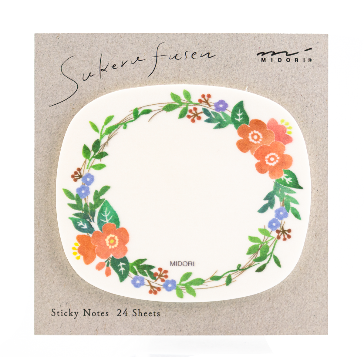 Midori Sticky Note - Transparency Wreath