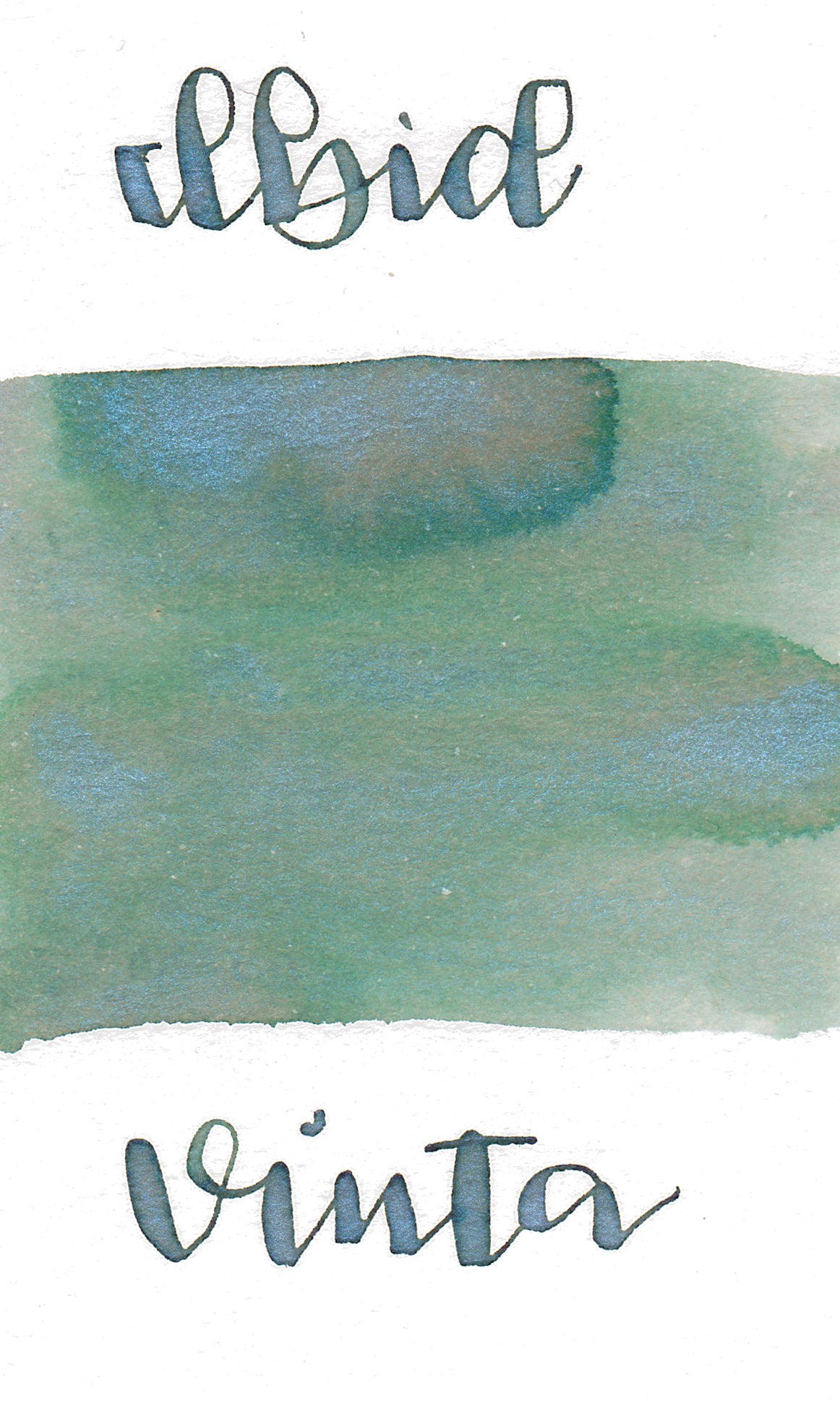 Vinta Inks - The Awareness Project - Sailfin Green - Ibid 1829