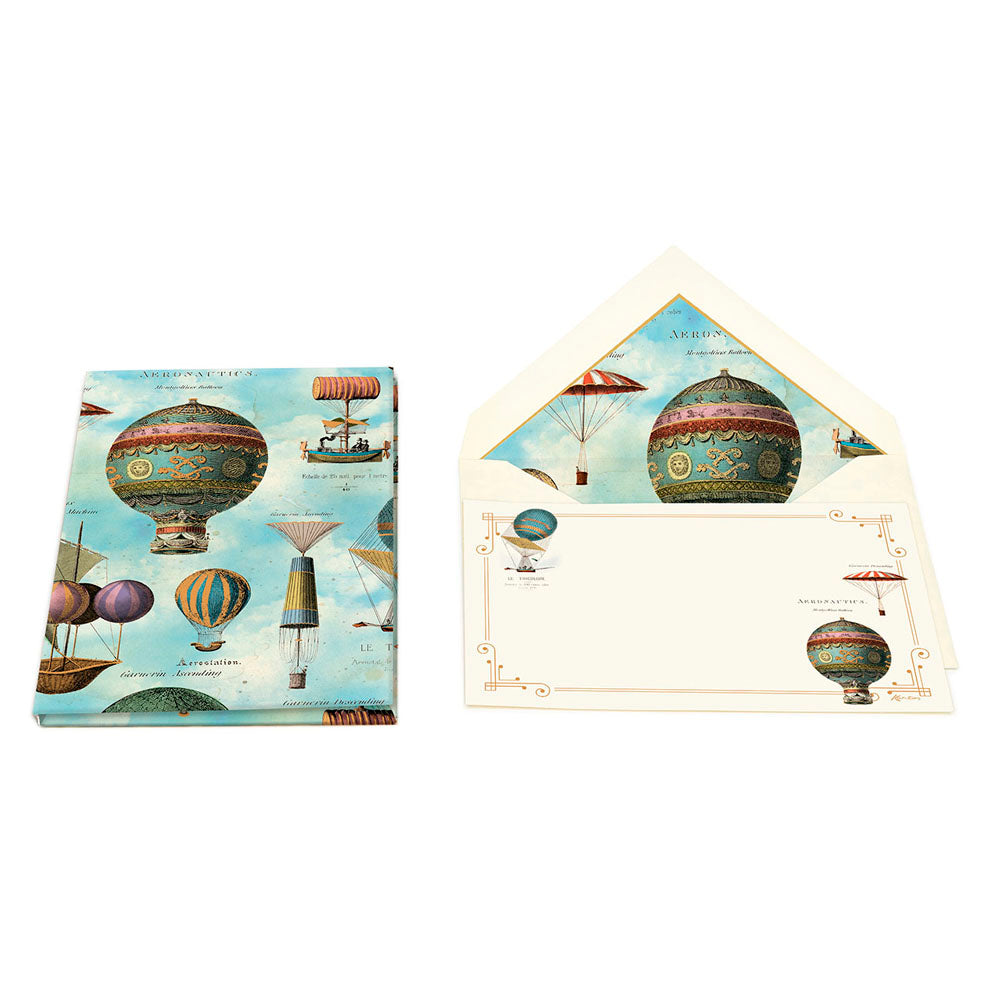 San Lorenzo Note Card Portfolio Medium - Air Balloons