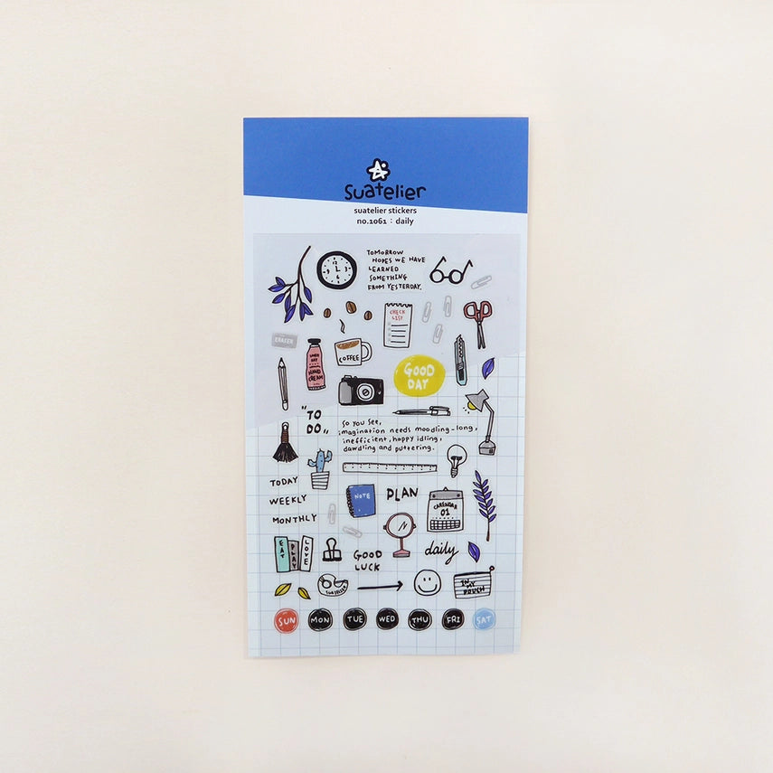 Suatelier Design - Sticker Sheet - Daily