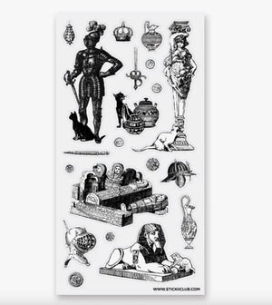 STICKII Sticker Sheet - Cats Through History