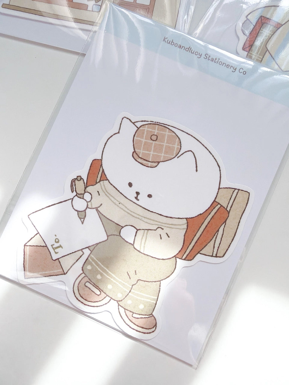 Kuboandlucy Stationery Co. x Idiot Sandwich - Letter Writing Vinyl Sticker
