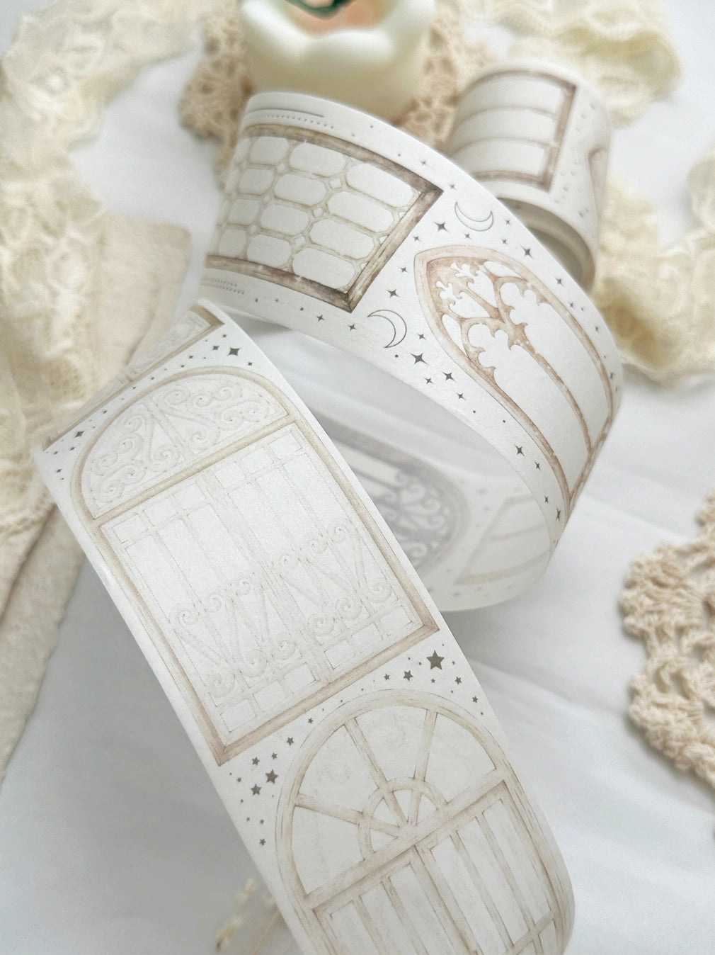 Leelajournals Pet Tape - Whimsical Windows ( Pre Cut)
