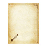 Freund Mayer Parchment Stationery Pack - Quill and Ink