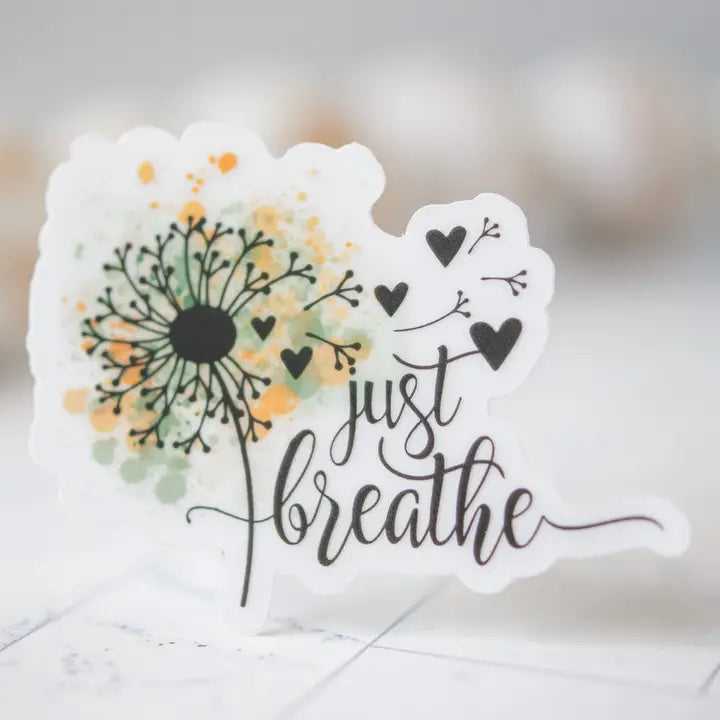 Savannah and James Co - Vinyl Sticker - Just Breathe