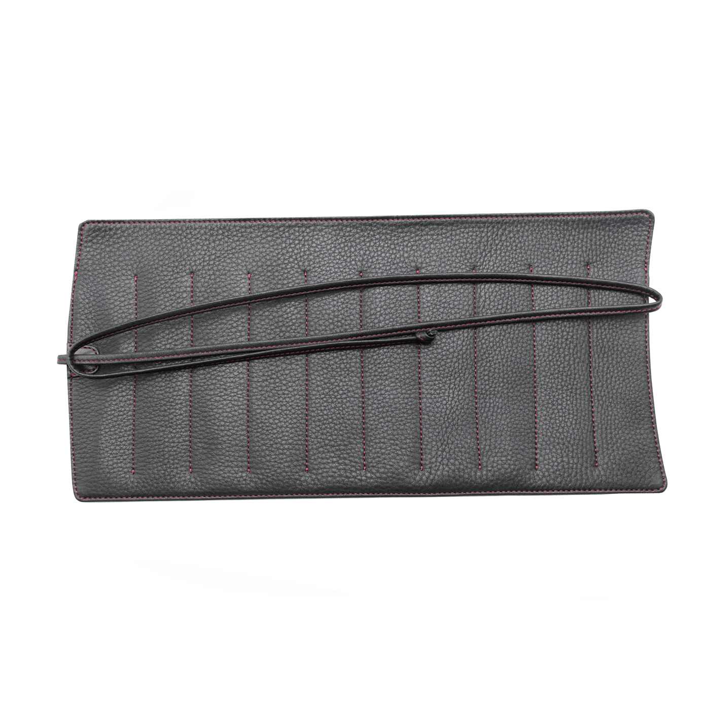 Nagasawa 10 Piece Kip Leather Roll - Black
