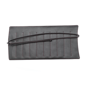 Nagasawa 10 Piece Kip Leather Roll - Black