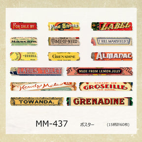 MOKING - Retro Creed Quote Stickers