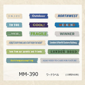 MOKING - Retro Creed Quote Stickers