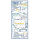 Mind Wave Stickers - Multi Type - Blue