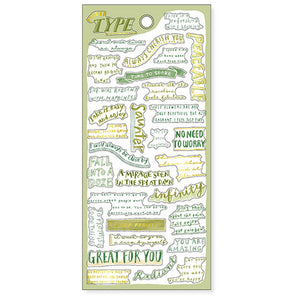 Mind Wave Stickers - Multi Type - Green