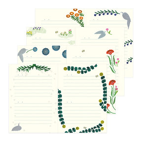 Midori Diary - Soft Flower & Bird