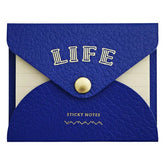 Life Stationery Sticky Notes With Cover - Navy - Lined