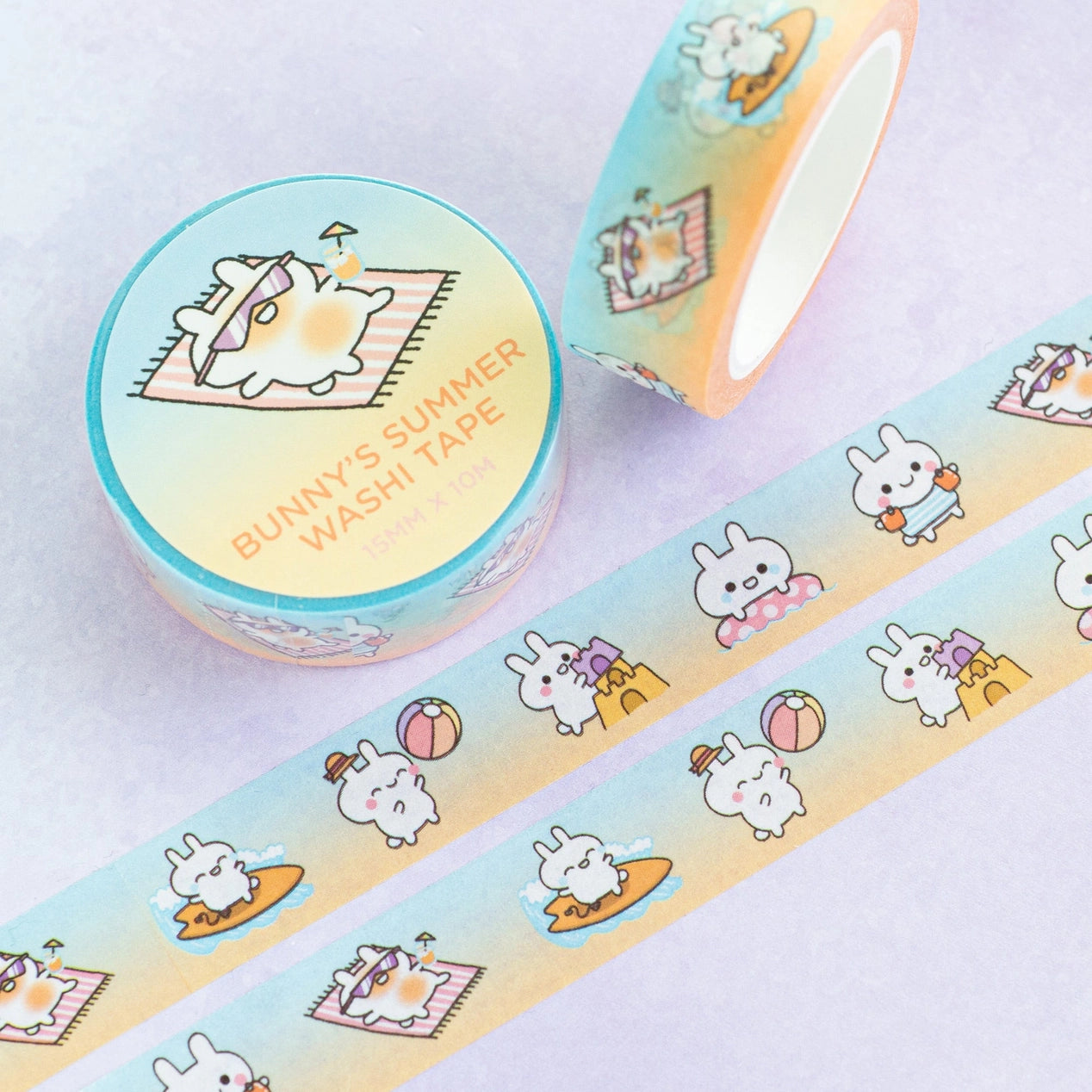 Robot Dance Battle - Bunny Summer Washi Tape