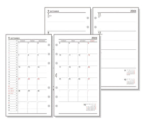 Raymay Davinci Note 2026 ( thru March 2027) Bible Size Refill - Monthly & Weekly