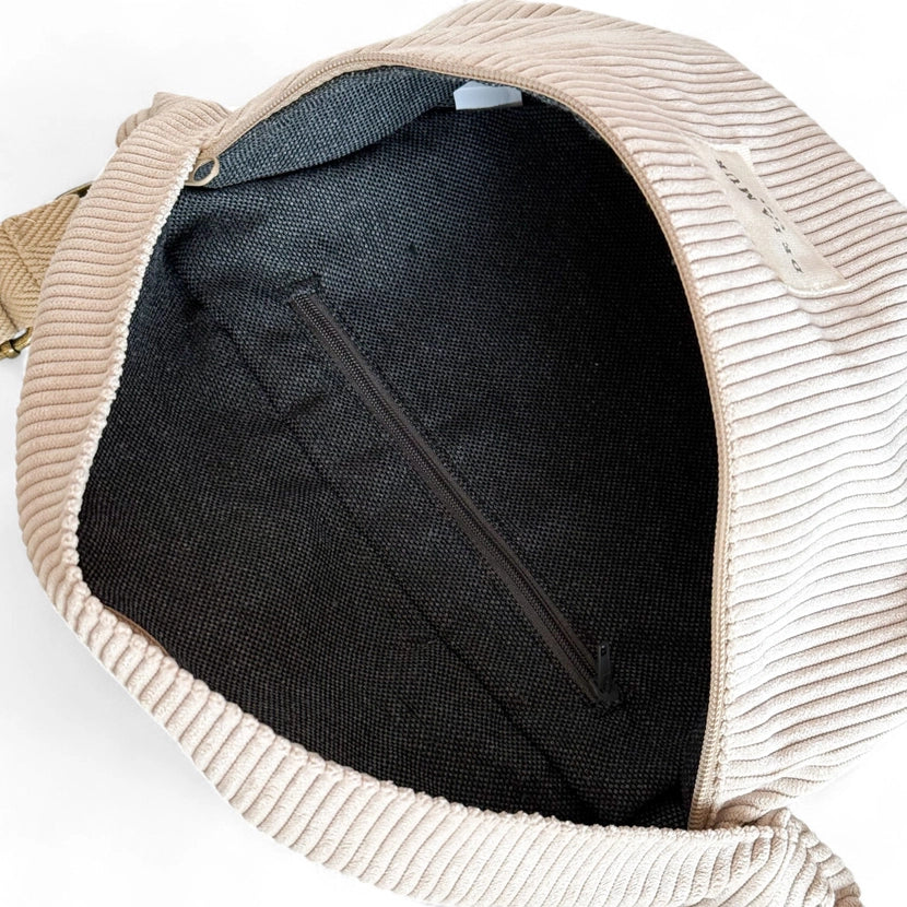 De La Mur Line US Inc. - Corduroy Fanny Pack - Taupe