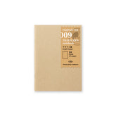 TRAVELER'S COMPANY 009 Passport Sized Refill - Kraft Paper