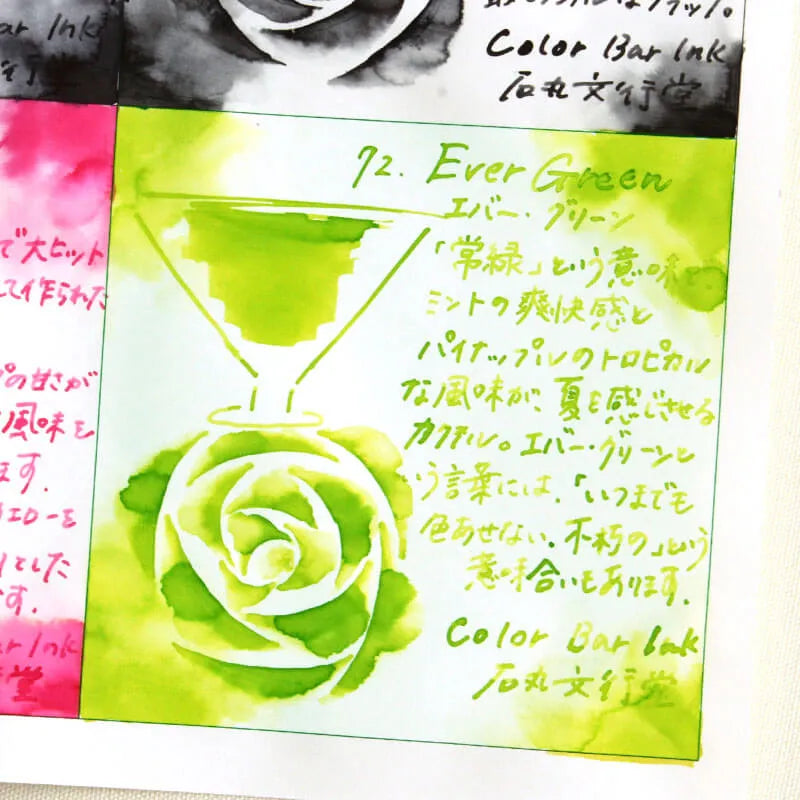 Ishimaru Color Bar Ink - Ever Green #72