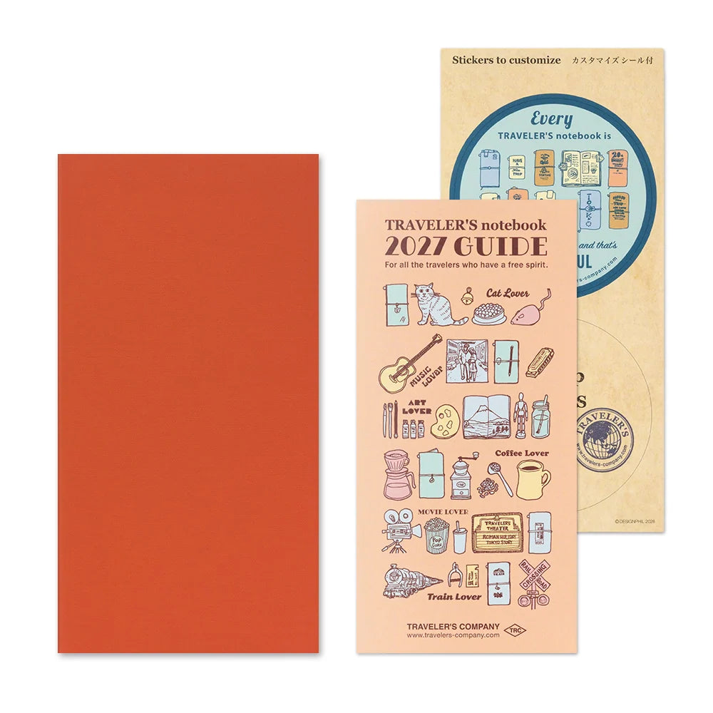 TRAVELER'S COMPANY Regular Size Diary 2027 - Monthly