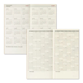 TRAVELER'S COMPANY Regular Size Diary 2027 - Monthly