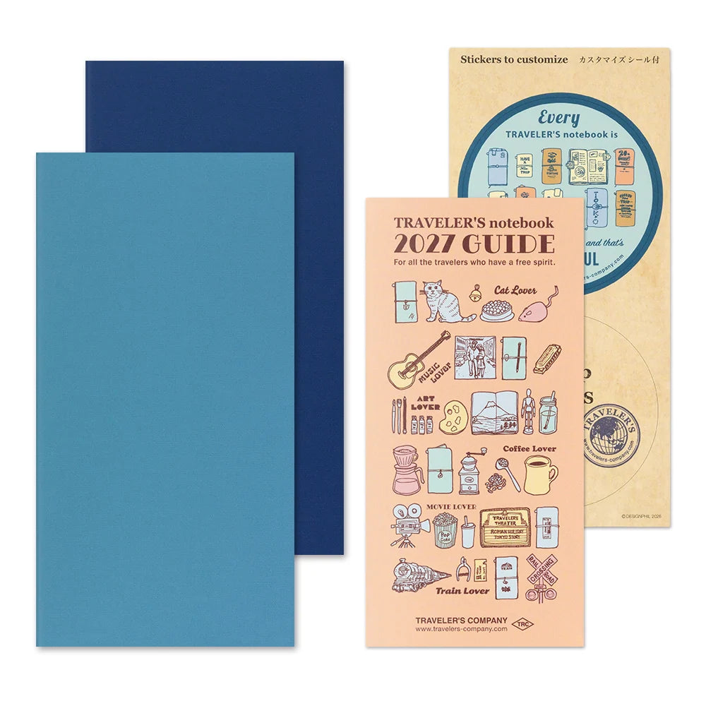 TRAVELER'S COMPANY Regular Size Diary 2027 - Weekly + Memo