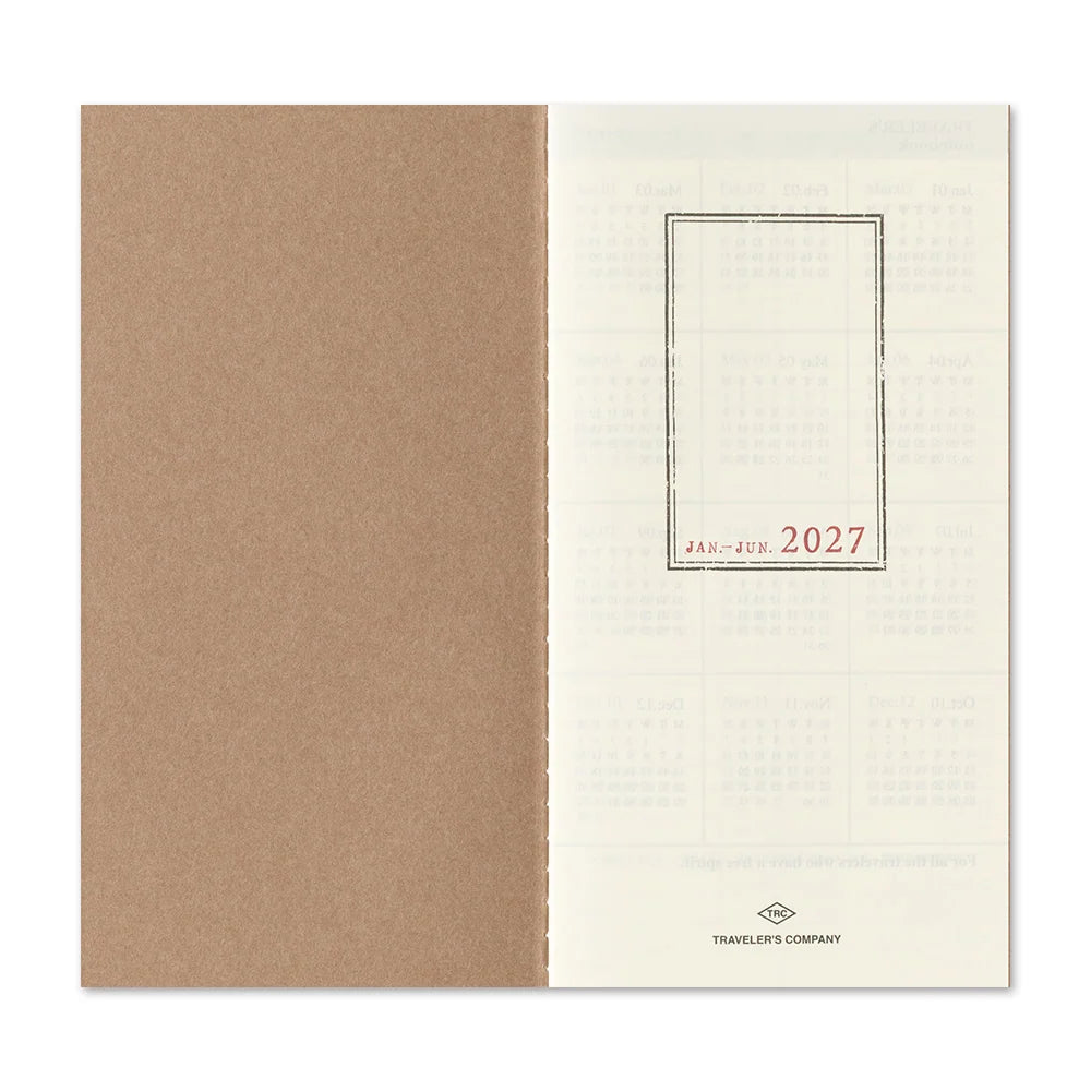 TRAVELER'S COMPANY Vertical Size Diary 2027 - Weekly
