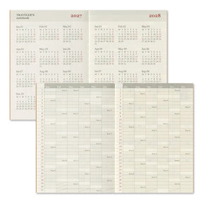 TRAVELER'S COMPANY Passport Size Diary 2027 - Monthly