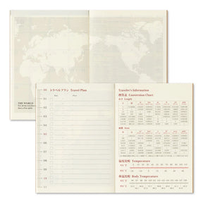 TRAVELER'S COMPANY Passport Size Diary 2027 - Monthly